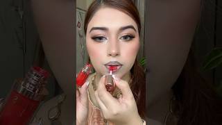Matte lipgloss application ✨red lipstick #youtubeshorts #youtubeshorts #lipstick