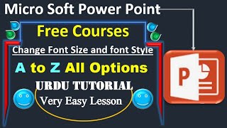 How to Apply Change Font Size || Change Font Style || in MS PowerPoint #ITCEO