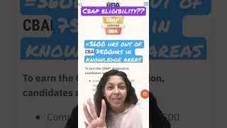 CBAP Eligibility??