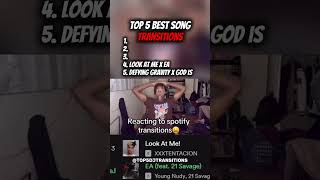 TOP 5 BEST SONG TRANSITIONS