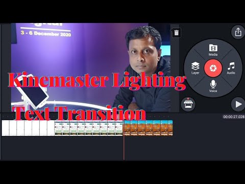 #BRAINTECH #kinemaster LIGHTING text transition/Name multi color lighting background