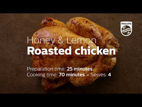 Philips Airfryer XXL Honey and Lemon roasted chicken