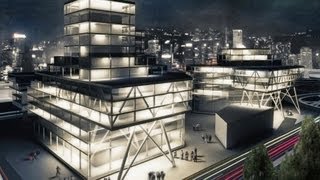 3D Animation Business Center architectural presentation