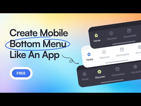 How to Create Sticky Mobile Bottom Menu Bar Like an App for WordPress Website (Without Elementor)