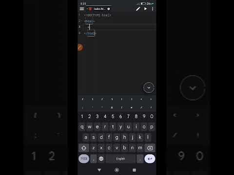 My first day with html part1 😎 #html #coding #python #ytshorts #shorts #javascript #apnacollge