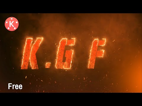 kinemaster kgf-2 movie intro🔥video editing