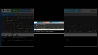 Count vowels in a string #python #programming #techworld