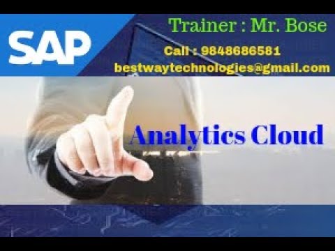 SAP Analytics Cloud Online Training in Hyderabad, Bangalore,  India
