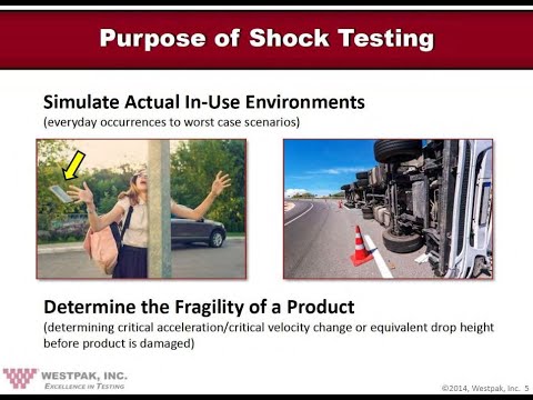 Product Mechanical Shock And Fragility Testing Overview