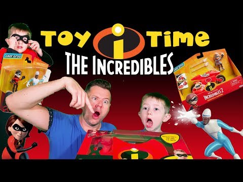 Incredibles 2 Toy Review - Elasticycle, Frozone Junior Supers, Dash Costume,Green Screen Fun!