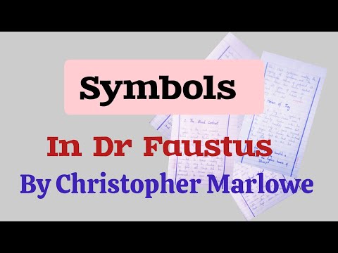 Dr Faustus By Christopher Marlowe | Symbols | Symbolism in Dr Faustus|Symbols in the play Dr Faustus