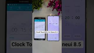 Clock App TouchWiz Vs One UI 8.5 #youtubeshorts #shorts