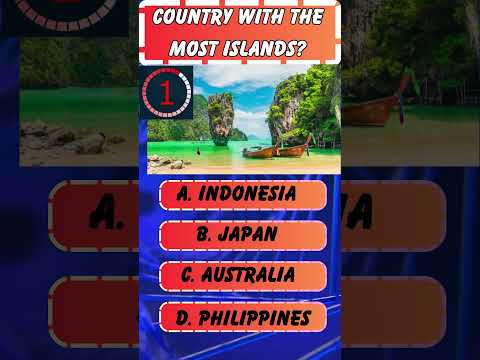 Country with the most islands #quiz  #vairal