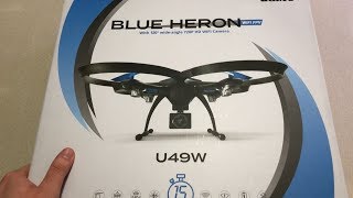 Force1 Blue Heron Unboxing and Demonstration