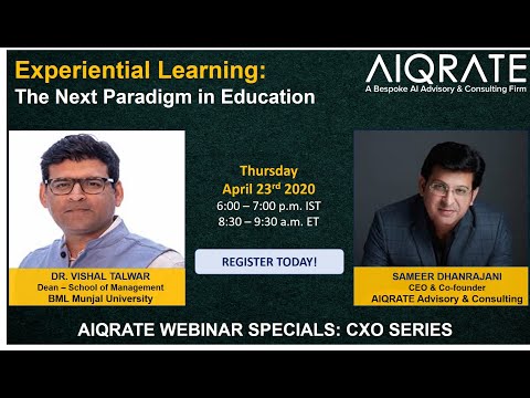 Experiential Learning The Next Paradigm in Education | Dr. Vishal Talwar