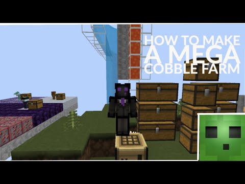 How to make a MEGA Cobblestone Generator for all your money-making needs! | TheEpicSlimeMan