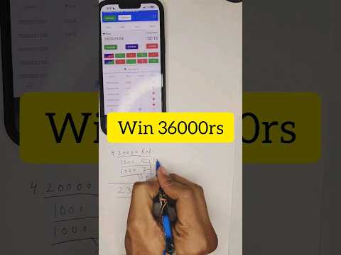 ₹36000 Won Live || No Loss Trick || Best Colour Prediction Trick || Mantri Mall / Lulu Mall Tricks||