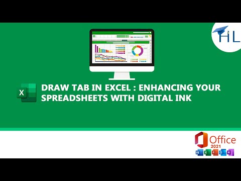 Exploring the Draw Tab in Excel: Enhancing Spreadsheets with Digital Ink | MS Office 2021