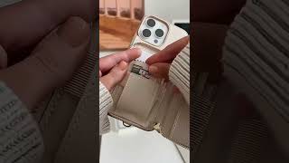 Compatible with iPhone 16 Case Wallet with Card Holder, RFID, Wrist Strap Crossbody Phone Cover