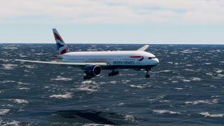 emergency landing of a plane at sea live eps 626