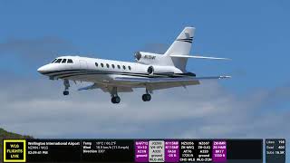 Three Gorgeous Tri Jet Falcons land in Wellington