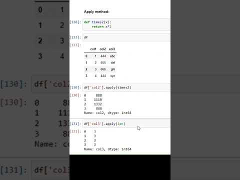 How to apply() functions in a Python Dataframe Column | Jan 2025