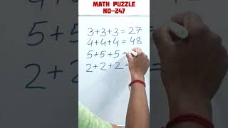 #maths #mathlogic #mathbrainteaser #mathstricks #mathemagic #mathproblem #mathematics