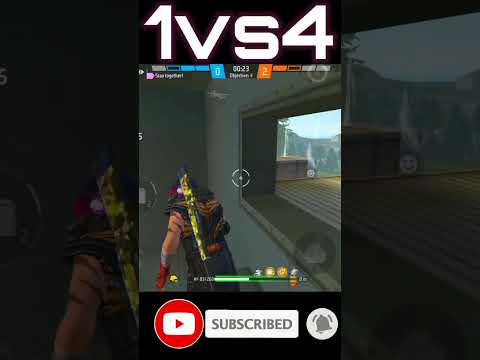 1vs4 job 🤯🤯🤯🤯🥶🙏#1vs4 #funny #freefire #shorts #youtubeshorts