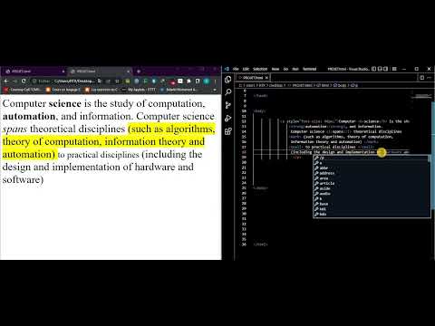 HTML course texte formating