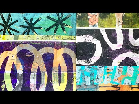 Check out how I collage in a board book!