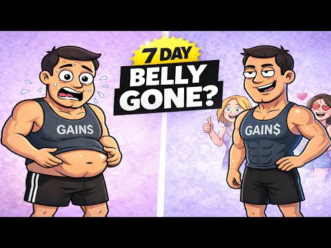 Lose Belly Fat in 7 Days: 10 Min Standing Workout (No Jumping)