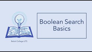 Boolean Search Basics