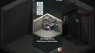 Small space optimization ✨ #gaming #cozy #fyp #wholesomegames #room