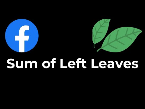 Sum of Left Leaves in a Binary Tree LeetCode
