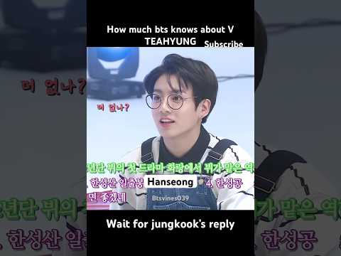 BTS were asked about V’role in HWARANG #bts #btasarmy #viral #btsmember #unfrez #teakook