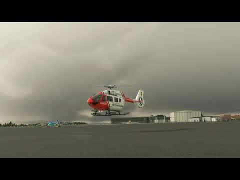 UK Coast Guard | H145 | HEMS | Landing at Bristol (EGGD)