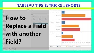 #SHORTS -  #Tableau Tip - Replace a field with another field