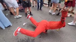 Notting Hill Carnival | Gravity-Defying Mystery Man in Red 🟥◻️