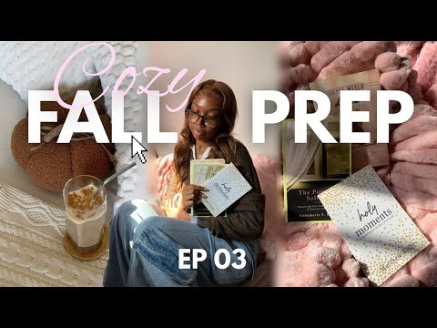 Cozy Fall Prep Vlog 2025 🍂☕️(coffee, fall shopping, baking, + bookstore)