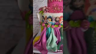 Let’s skip to the good part! #caketok #fyp #disneyprincess