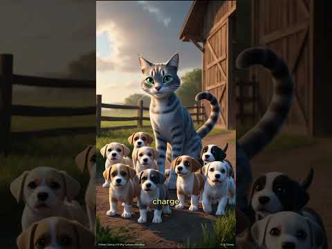 This Cat Gave Birth to 7 Puppies—Their Love Will Bring You to Tears. #storytime #inspiringtale