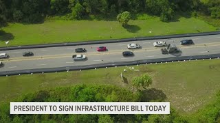 How will Pennsylvania benefit from the $1.2 bipartisan infrastructure bill President Biden is expect