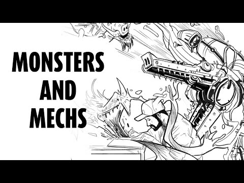 Live Sketch Drawing Session  – Monsters and Mechs