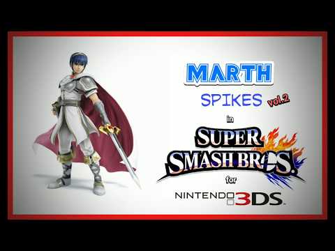 Marth Spikes #02 - Super Smash Bros. 3DS Montage