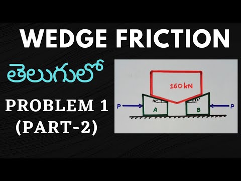 Wedge Friction - Problem 1 (part-2)