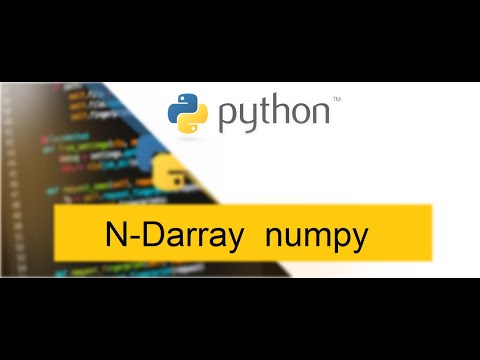 ndarray in python numpy || multidimensional array ||  array || python || Ak