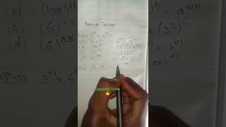 Exponent Tricks||#exponents #tricks #power #squareroot #mathematics #shortmethod #virelshorts