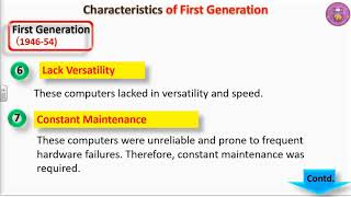 CB 9  FIRST GENERATION COMPUTERS