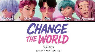 Saja Boys 'Change the World' | Fanmade Song (Color Coded Lyrics)