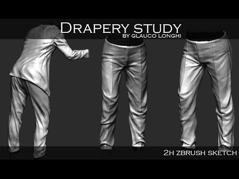 Drapery Study in zbrush